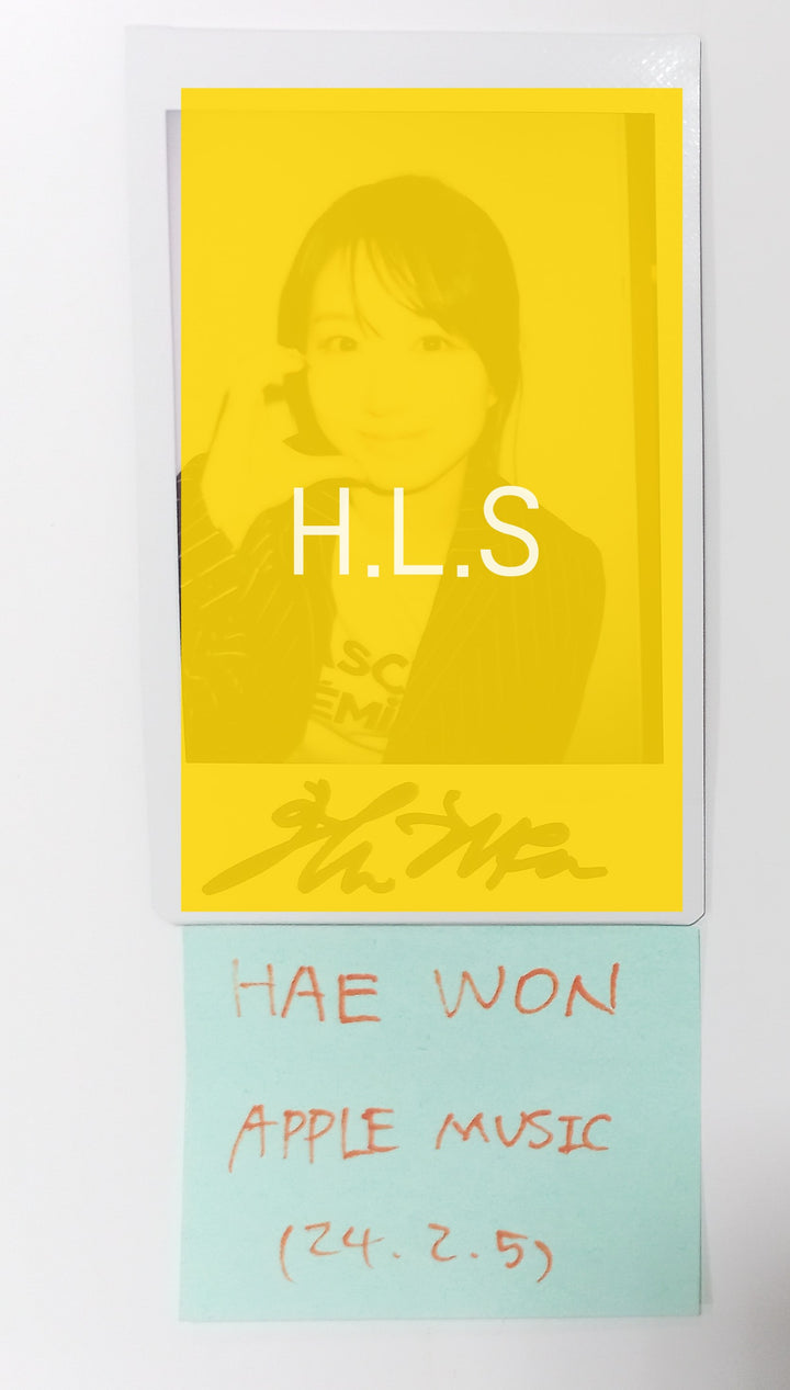 Haewon (Of NMIXX) "Fe3O4: Break" - Hand Autographed(Signed) Polaroid [24.2.5] - HALLYUSUPERSTORE