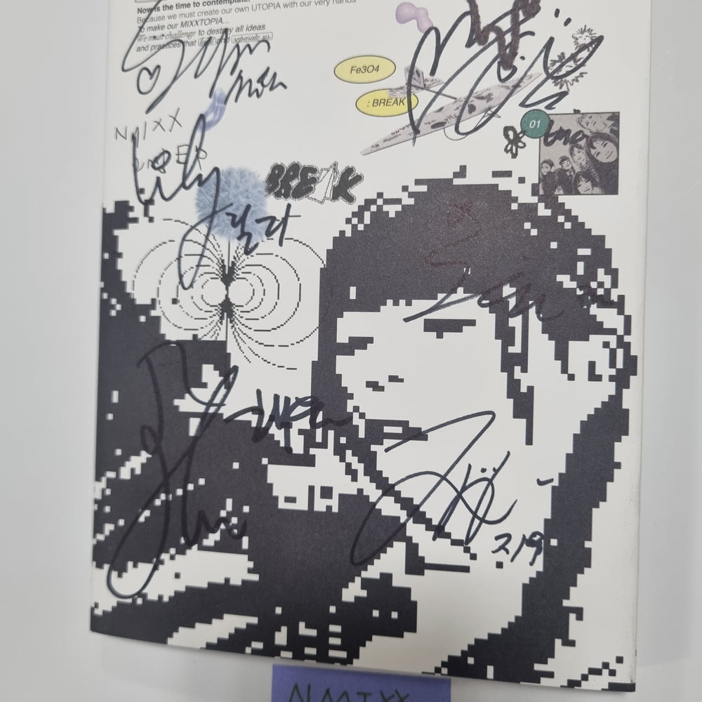 NMIXX "Fe3O4: Break" - Hand Autographed(Signed) Album [24.2.5] - HALLYUSUPERSTORE