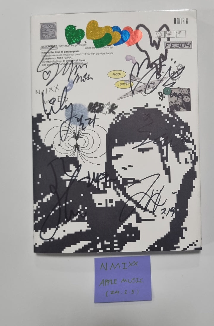 NMIXX "Fe3O4: Break" - Hand Autographed(Signed) Album [24.2.5] - HALLYUSUPERSTORE