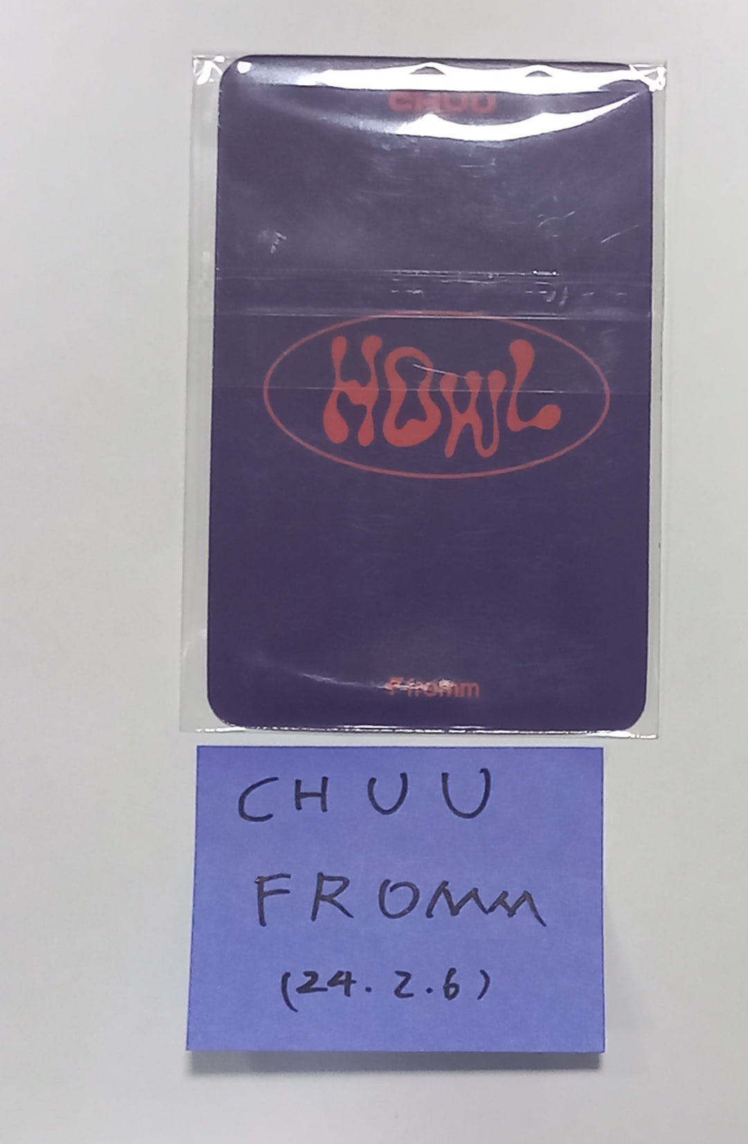 CHUU "Howl" - Hand Autographed(Signed) Fromm Lucky Draw Event Photocard [24.2.6] - HALLYUSUPERSTORE