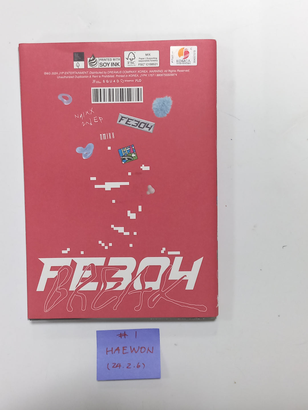 NMIXX "Fe3O4: Break" - Hand Autographed(Signed) Album [24.2.6] - HALLYUSUPERSTORE
