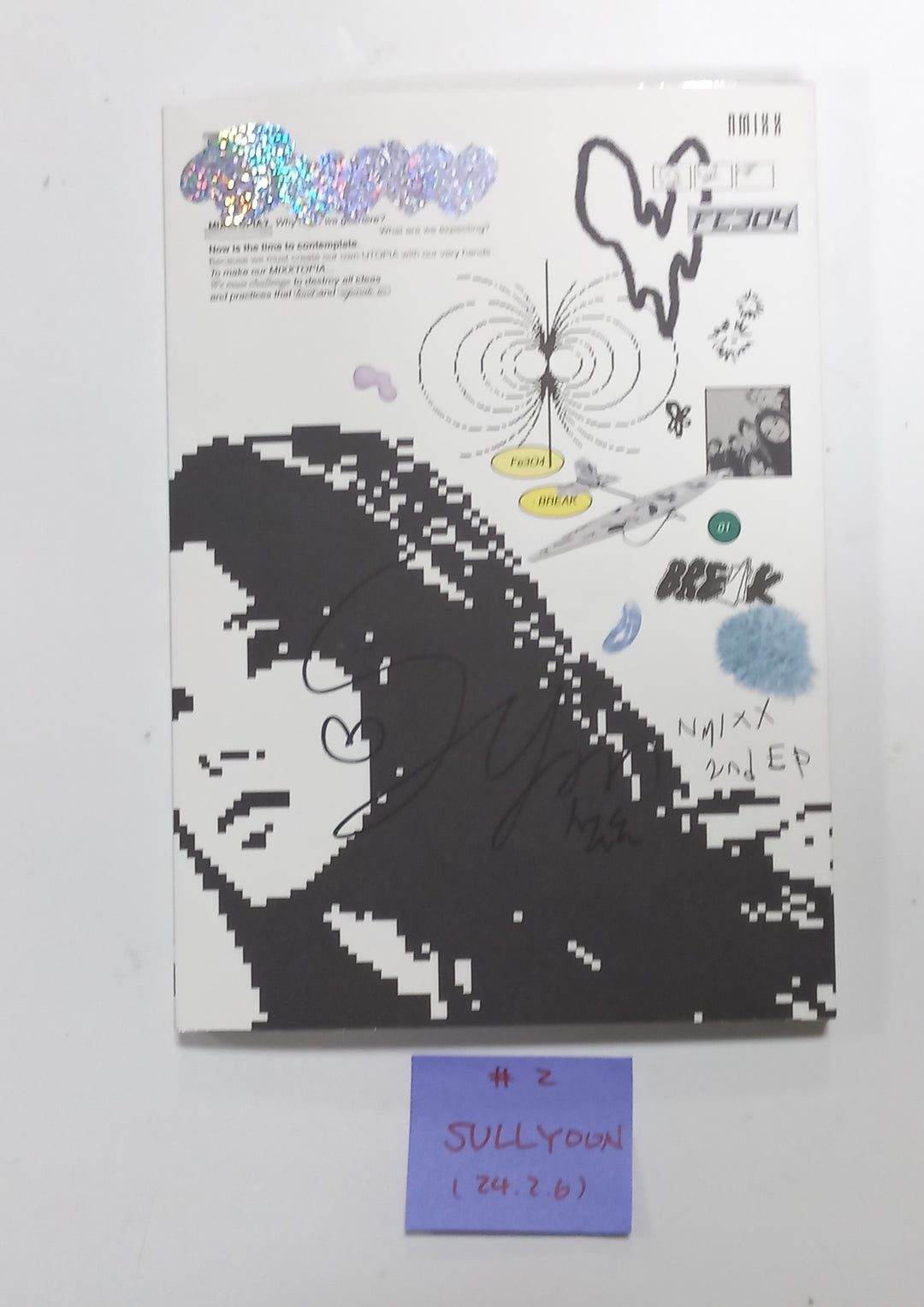 NMIXX "Fe3O4: Break" - Hand Autographed(Signed) Album [24.2.6] - HALLYUSUPERSTORE