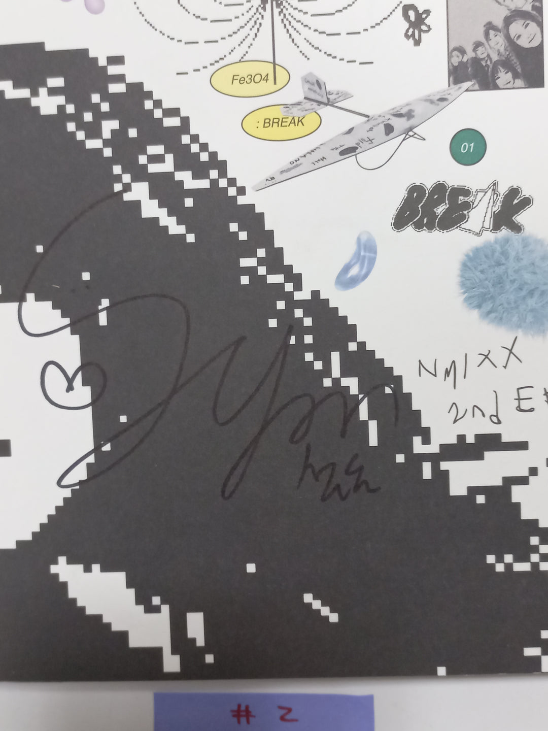 NMIXX "Fe3O4: Break" - Hand Autographed(Signed) Album [24.2.6] - HALLYUSUPERSTORE
