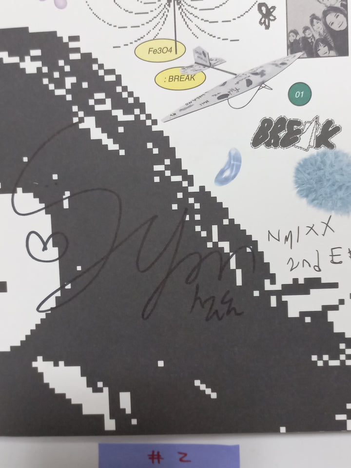 NMIXX "Fe3O4: Break" - Hand Autographed(Signed) Album [24.2.6] - HALLYUSUPERSTORE