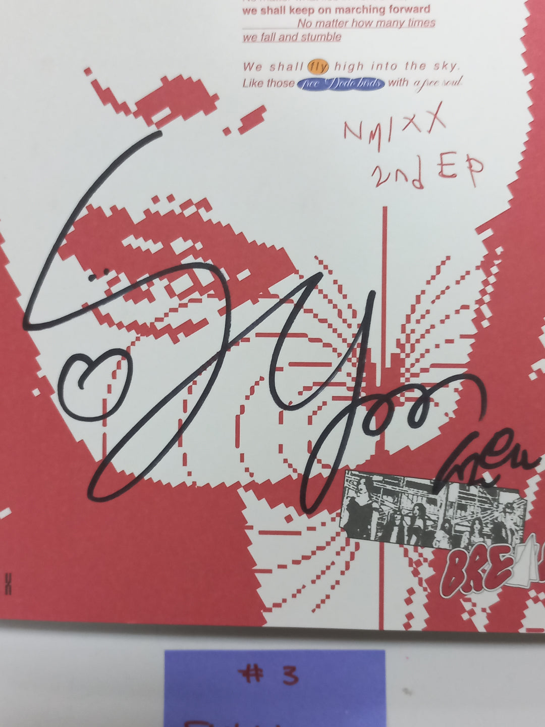 NMIXX "Fe3O4: Break" - Hand Autographed(Signed) Album [24.2.6] - HALLYUSUPERSTORE
