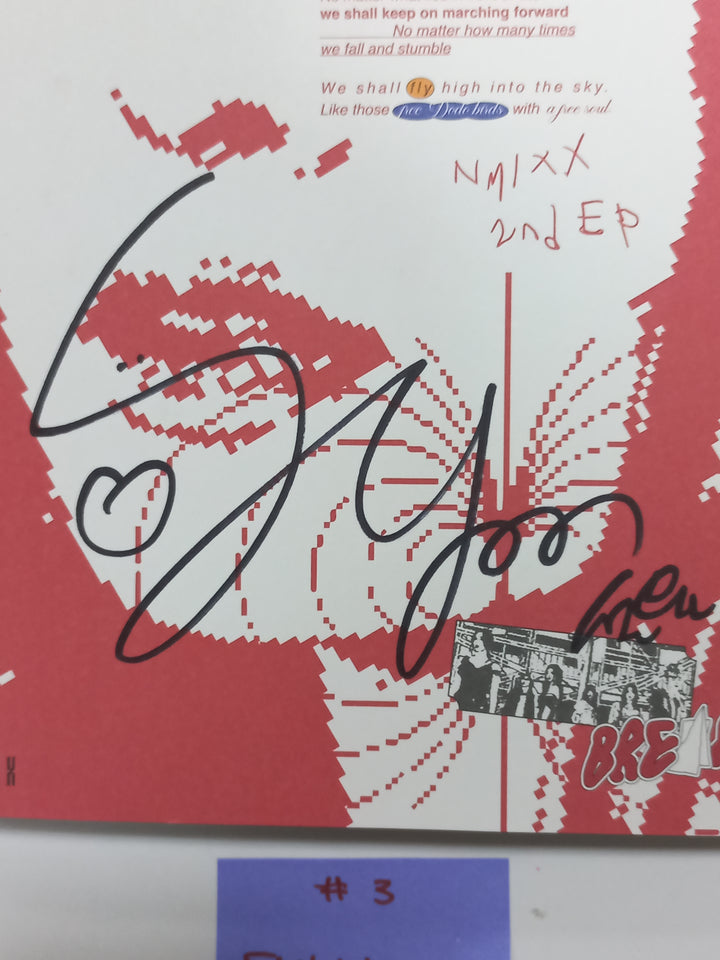 NMIXX "Fe3O4: Break" - Hand Autographed(Signed) Album [24.2.6] - HALLYUSUPERSTORE