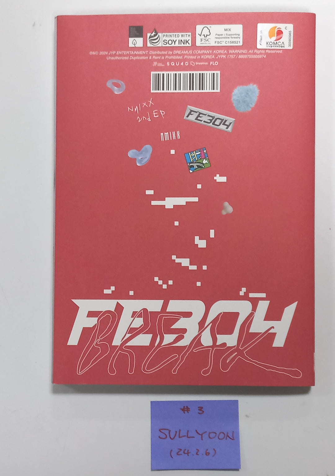 NMIXX "Fe3O4: Break" - Hand Autographed(Signed) Album [24.2.6] - HALLYUSUPERSTORE