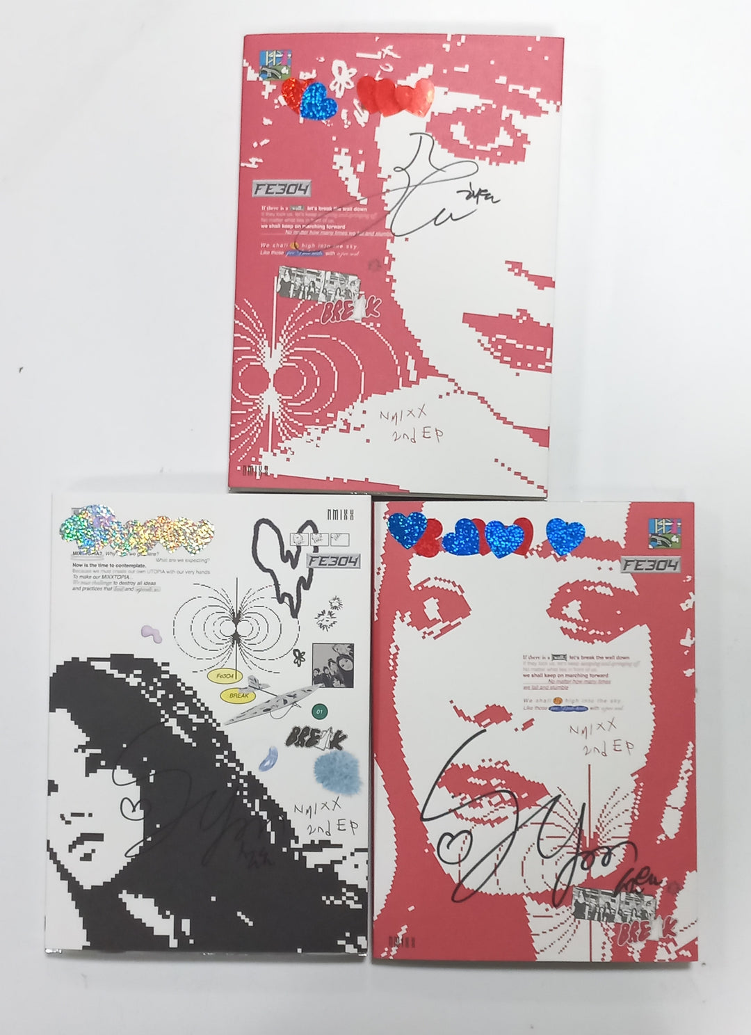 NMIXX "Fe3O4: Break" - Hand Autographed(Signed) Album [24.2.6] - HALLYUSUPERSTORE