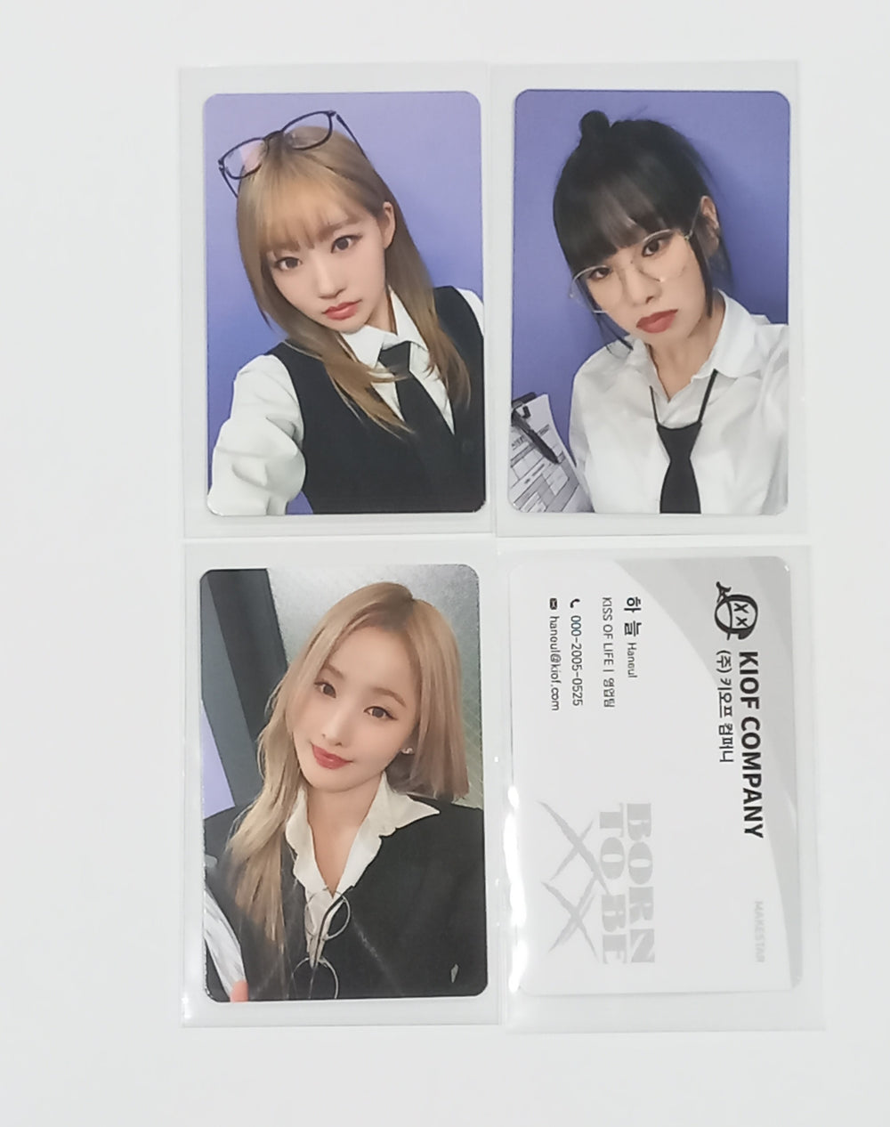KISS OF LIFE "Born to be XX" - Makestar Fansign Event Photocards Round 3 [Poca Album Ver.] [24.2.7] - HALLYUSUPERSTORE