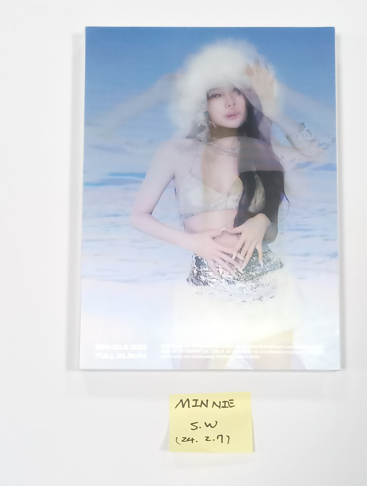 Minnie (Of (g) I-DLE) "2" 2nd Full Album - Hand Autographed(Signed) Album [24.2.7] - HALLYUSUPERSTORE