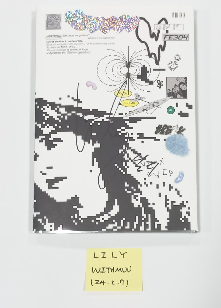 LILY (Of NMIXX) "Fe3O4: Break" - Hand Autographed(Signed) Album [24.2.7] - HALLYUSUPERSTORE