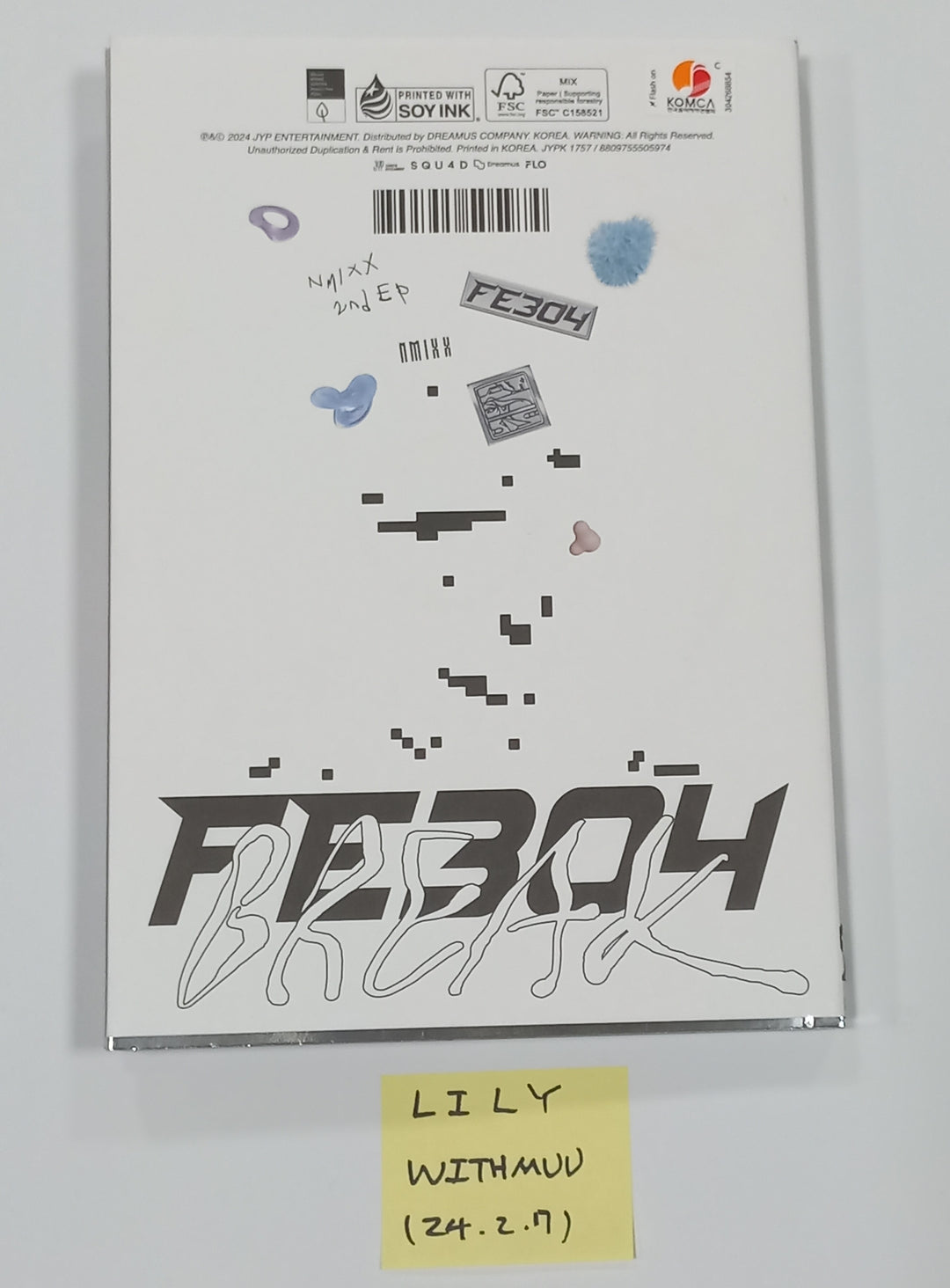 LILY (Of NMIXX) "Fe3O4: Break" - Hand Autographed(Signed) Album [24.2.7] - HALLYUSUPERSTORE