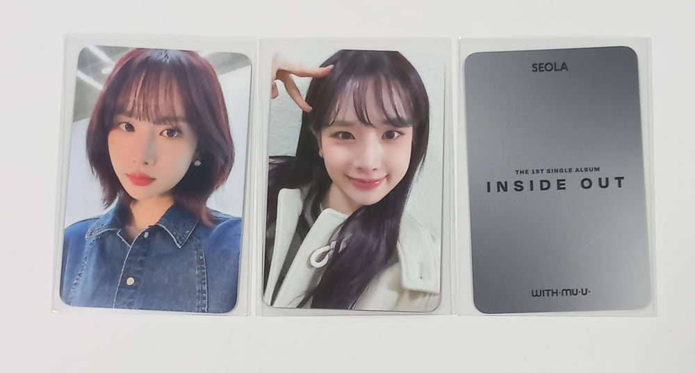 SEOLA (Of WJSN) "INSIDE OUT" - Withmuu Fansign Event Photocard [24.2.8] - HALLYUSUPERSTORE