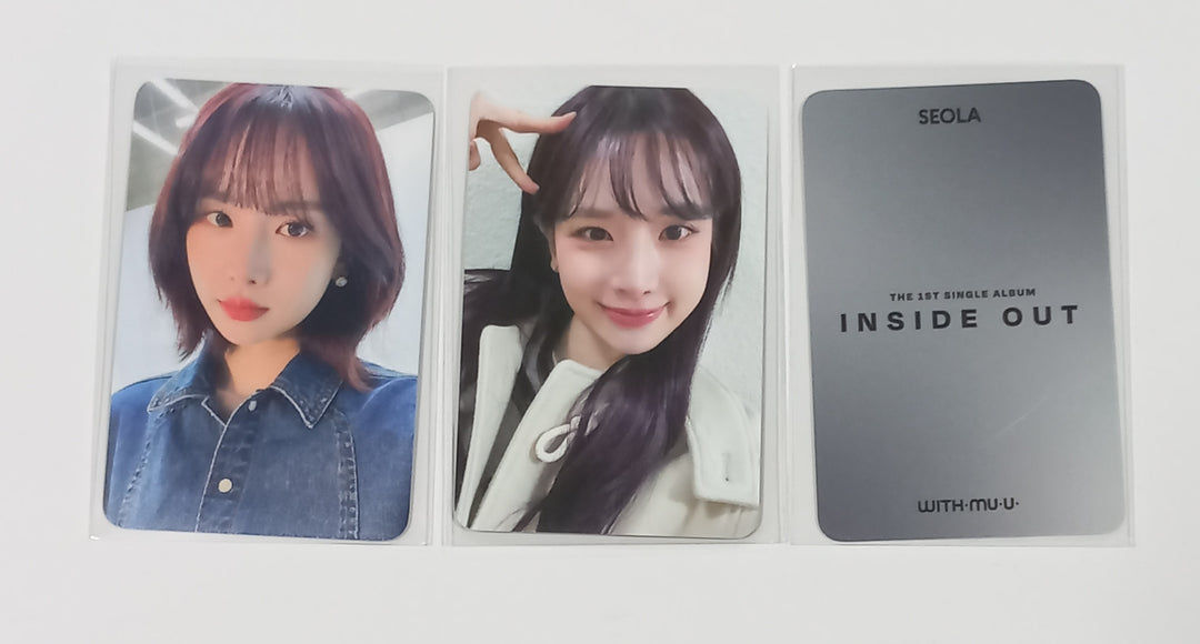 SEOLA (Of WJSN) "INSIDE OUT" - Withmuu Fansign Event Photocard [24.2.8] - HALLYUSUPERSTORE