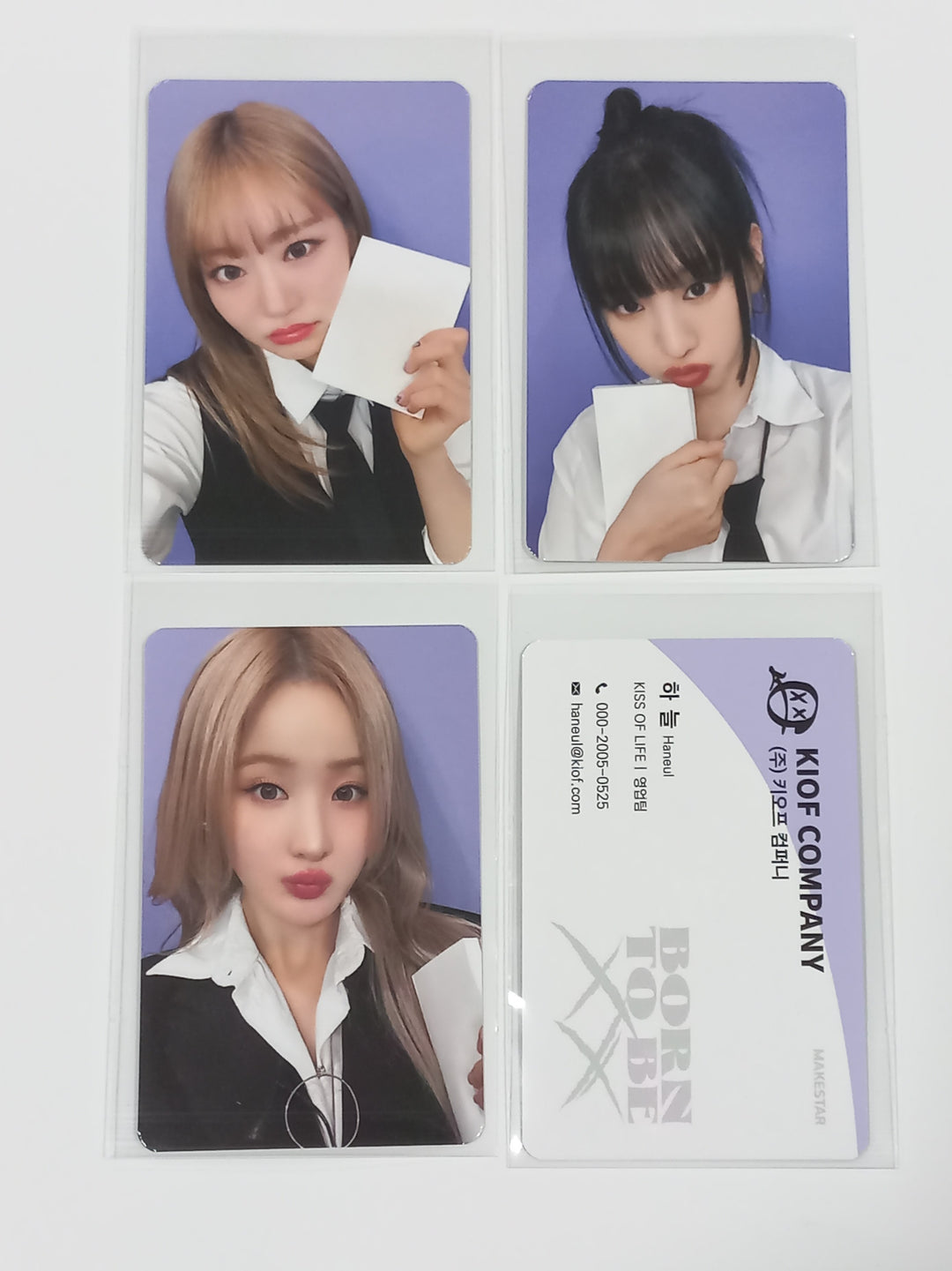 KISS OF LIFE "Born to be XX" - Makestar Fansign Event Photocards Round 4 [Poca Album Ver.] [24.2.8] - HALLYUSUPERSTORE