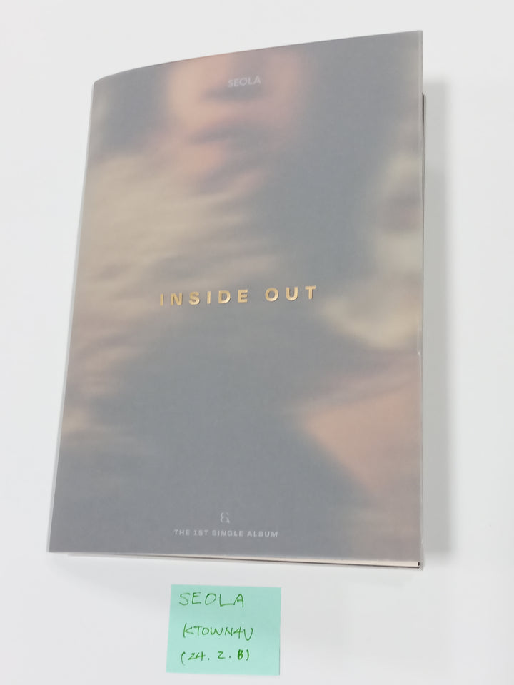 Seola (Of WJSN) "Inside Out" 1st Mini - Hand Autographed(Signed) Album [24.2.8] - HALLYUSUPERSTORE