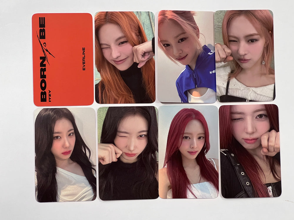 ITZY "BORN TO BE" - Everline Lucky Draw Event Photocard Round 2 [24.2.8] - HALLYUSUPERSTORE
