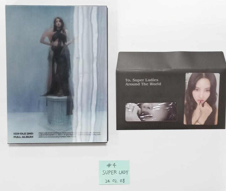 (g) I-DLE "2" 2nd Full Album - Hand Autographed(Signed) Promo Album [24.2.8] (Restocked 2/9) - HALLYUSUPERSTORE