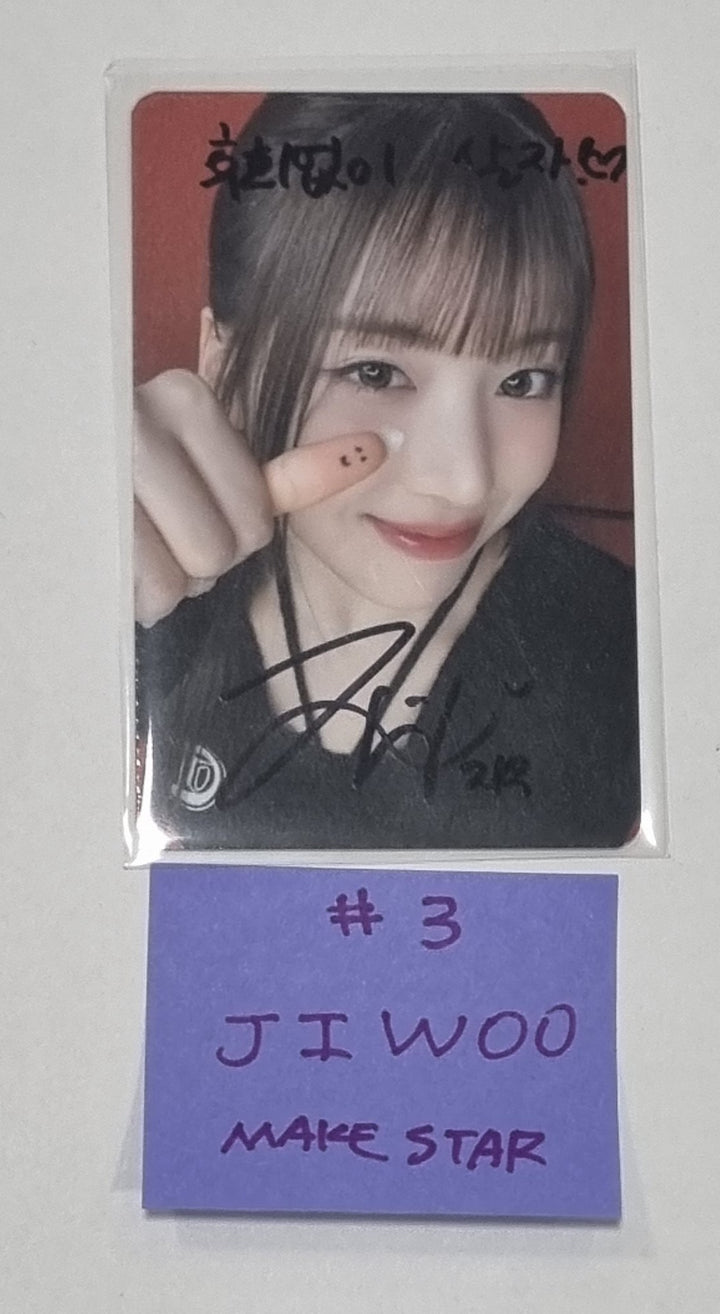 JIWOO (Of NMIXX) "Fe3O4: BREAK" - Hand Autographed(Signed) Photocard [24.2.13] - HALLYUSUPERSTORE