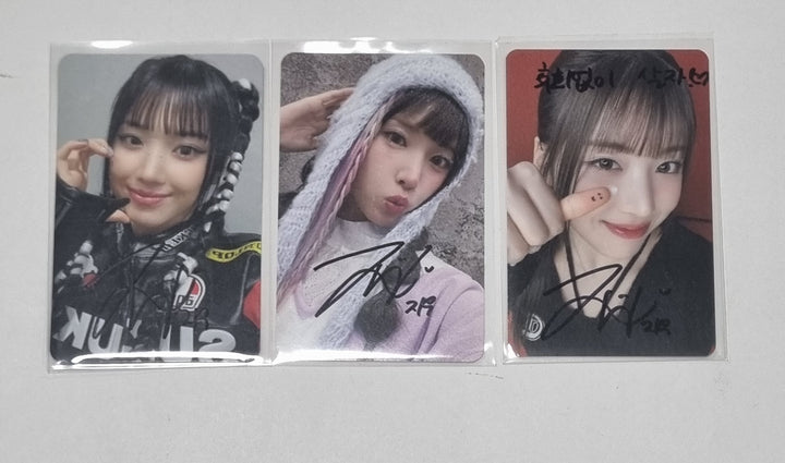 JIWOO (Of NMIXX) "Fe3O4: BREAK" - Hand Autographed(Signed) Photocard [24.2.13] - HALLYUSUPERSTORE