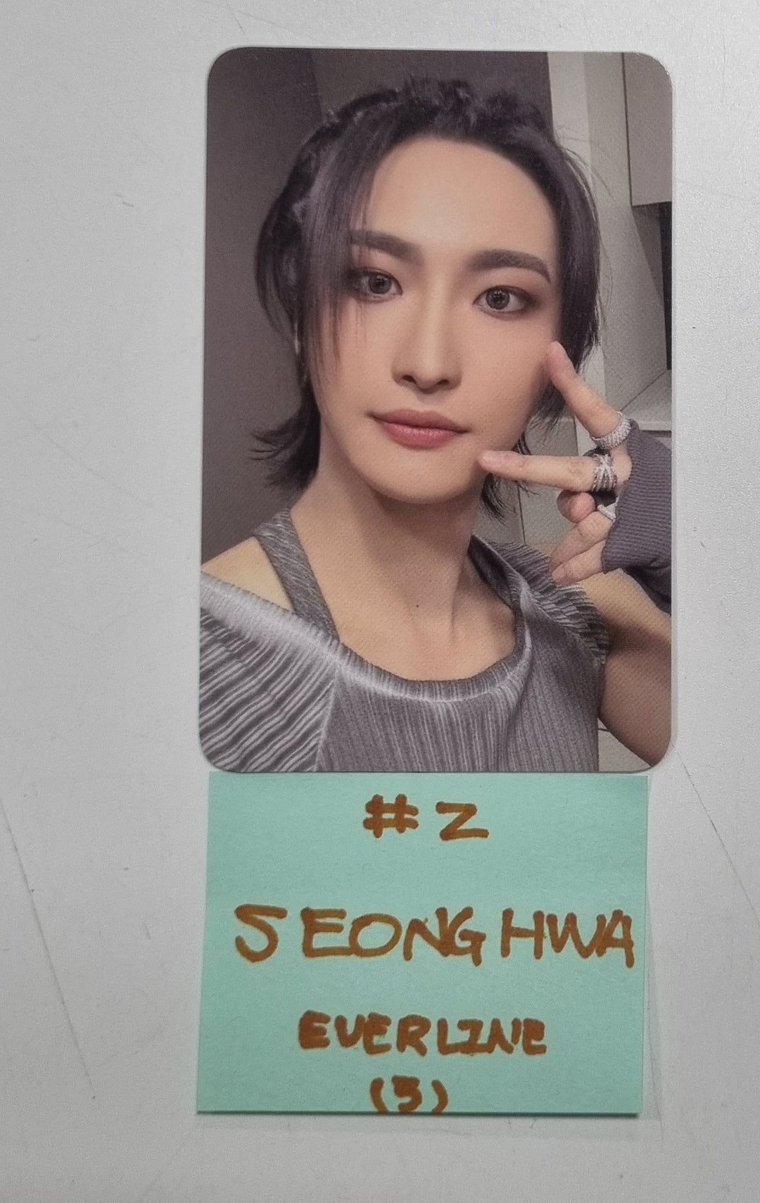 Ateez "The World Ep.Fin : Will" - Everline Fansign Photocard [24.2.15] - HALLYUSUPERSTORE