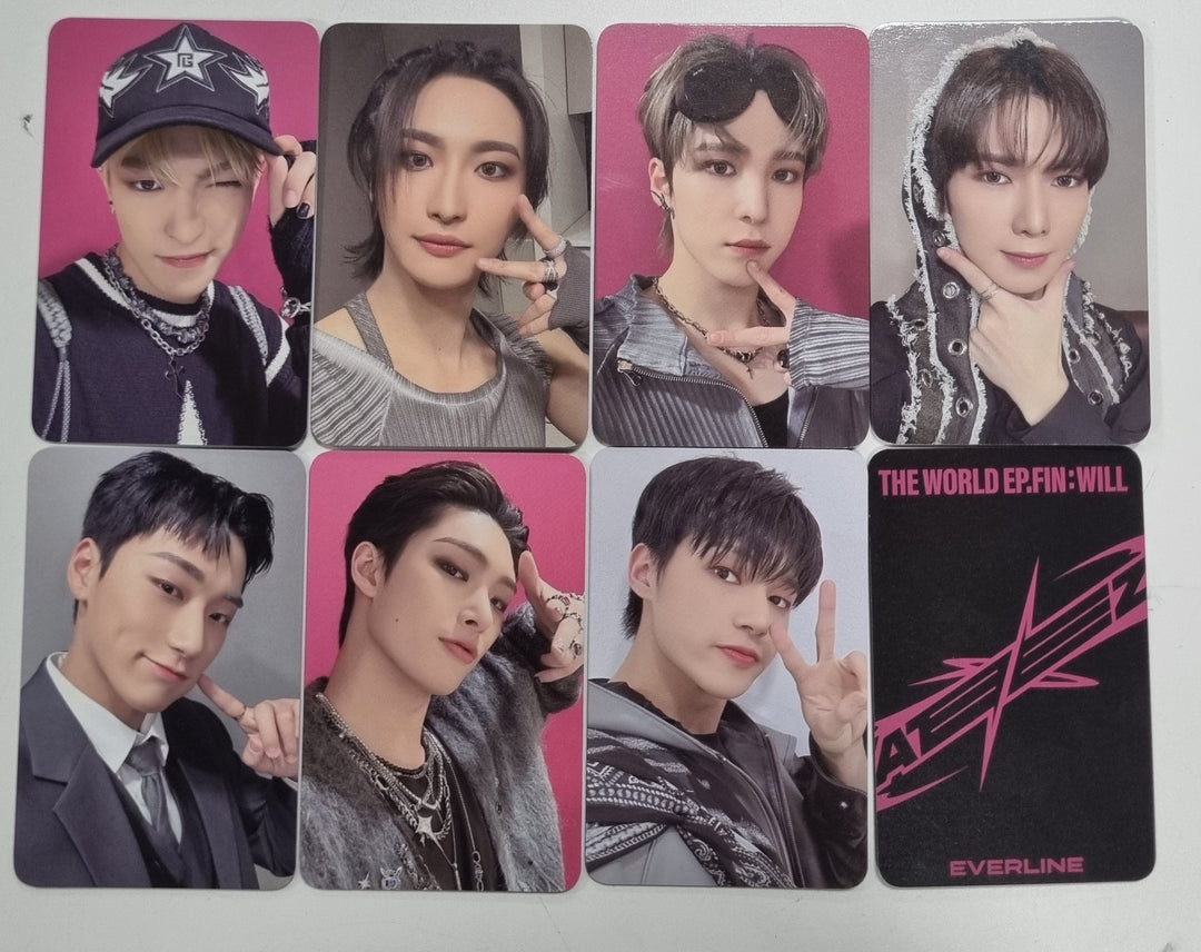 Ateez "The World Ep.Fin : Will" - Everline Fansign Photocard [24.2.15] - HALLYUSUPERSTORE