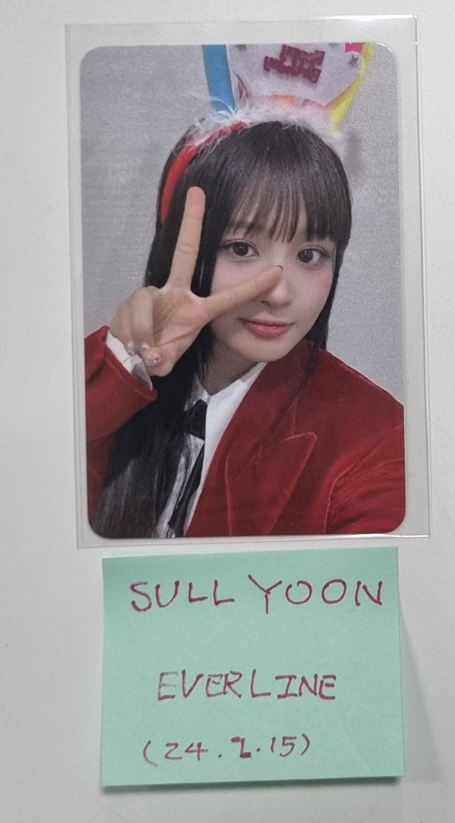 Sullyoon (Of NMIXX) "Fe3O4: BREAK" - Everline Fansign Event Photocard [24.2.15] - HALLYUSUPERSTORE