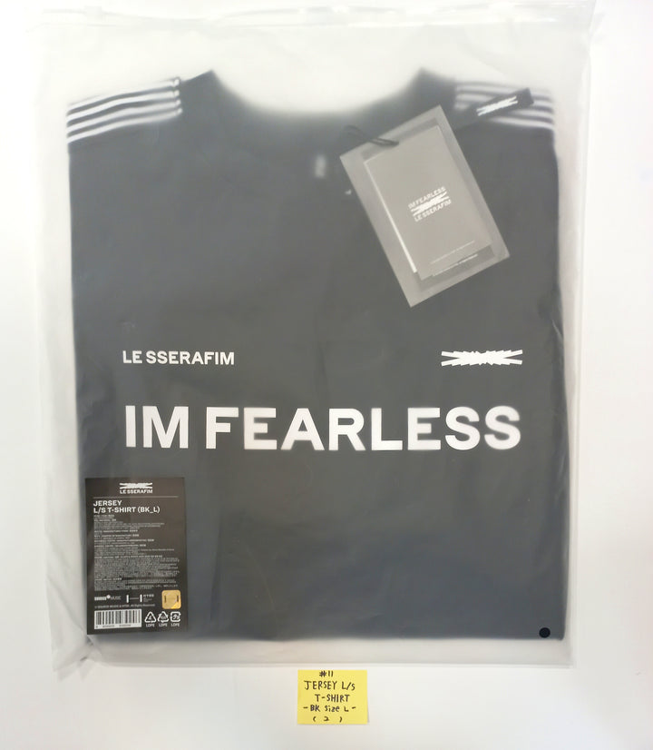 Le Sserafim - 2024 S/S Pop-Up Store Official MD (Varsity Jacket, Jersey L/S T-Shirt, Zip-Up Hoodie, Cut-Out Neck Bra Top, Photo S/S T-Shirt, Ball Cap) [24.02.16] - HALLYUSUPERSTORE
