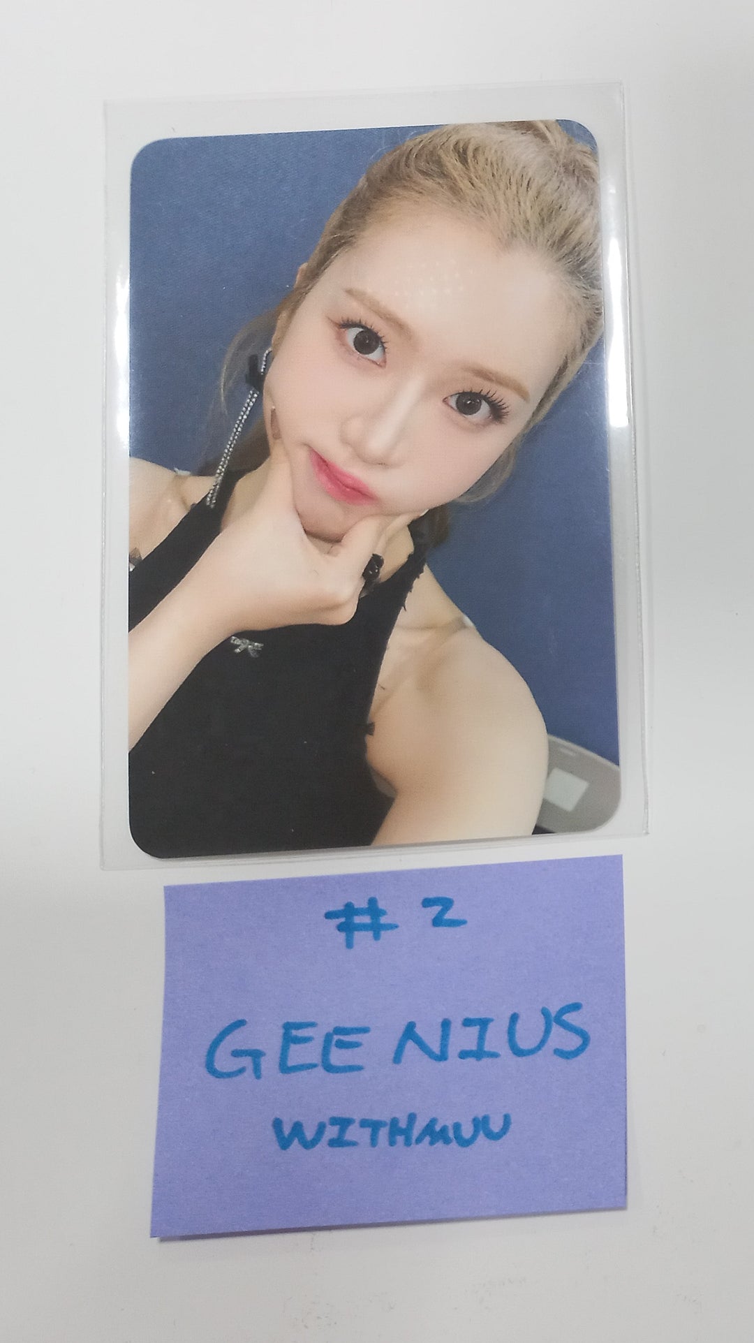 Geenius Photobook - Withmuu Fansign Event Photocard [24.2.19] - HALLYUSUPERSTORE