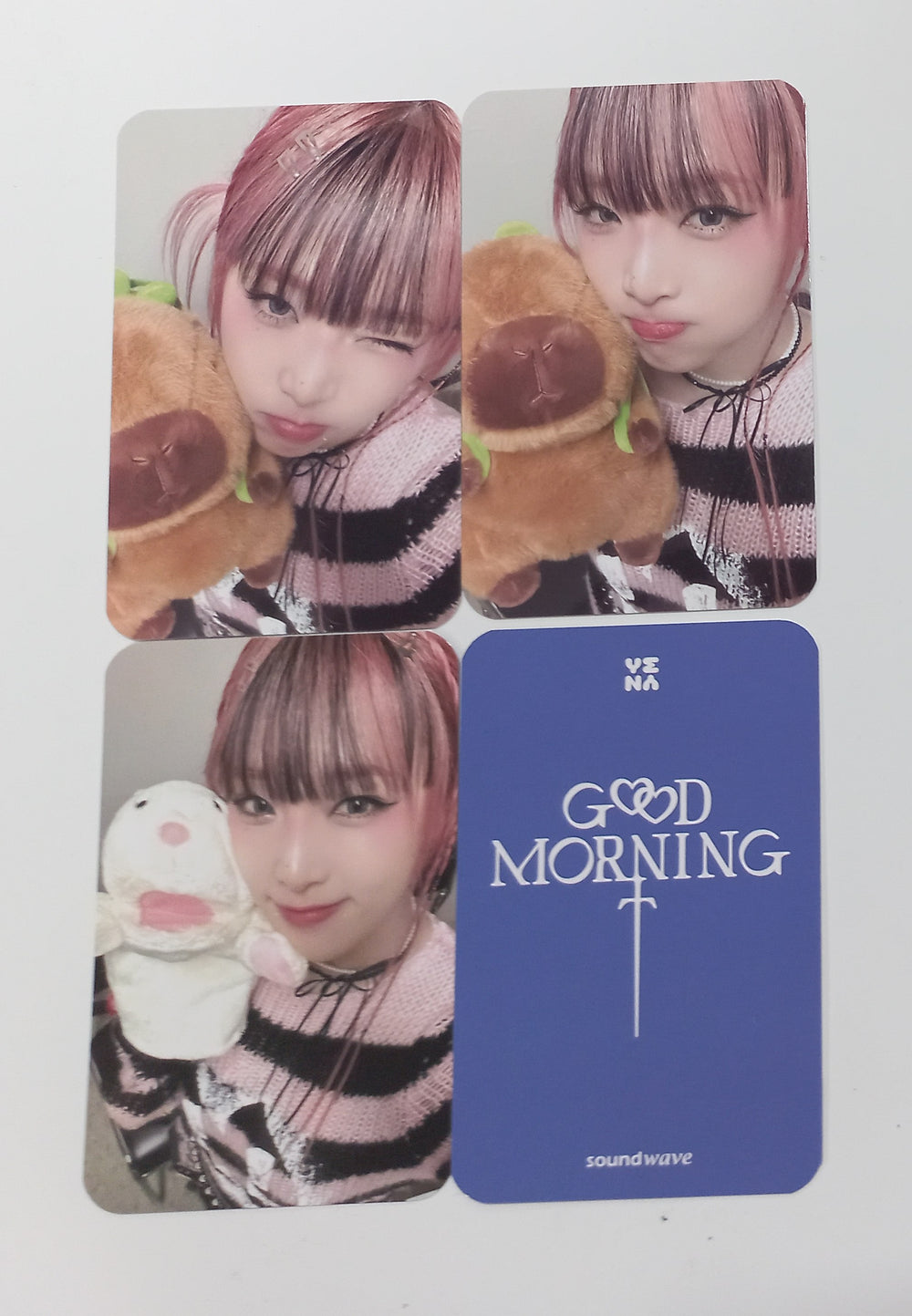 YENA "Good Morning" - Soundwave Fansign Event Photocard Round 3 [24.2.19] - HALLYUSUPERSTORE
