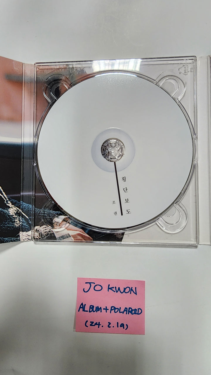 JO KWON "횡단보도" - Hand Autographed(Signed) Promo Album &amp; Big Polaroid [24.2.19] - HALLYUSUPERSTORE