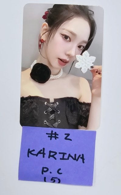 Aespa "Pink Christmas" - Official Trading Photocard [24.2.19] - HALLYUSUPERSTORE