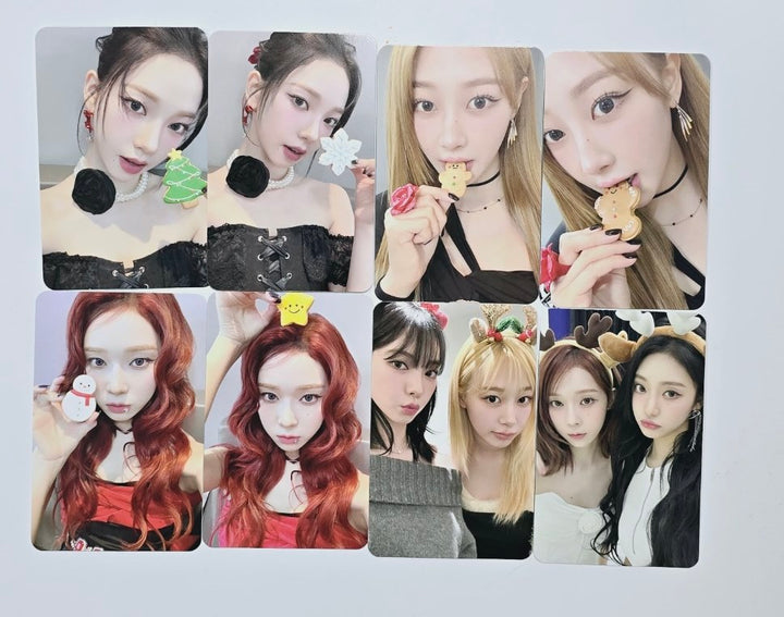 Aespa "Pink Christmas" - Official Trading Photocard [24.2.19] - HALLYUSUPERSTORE