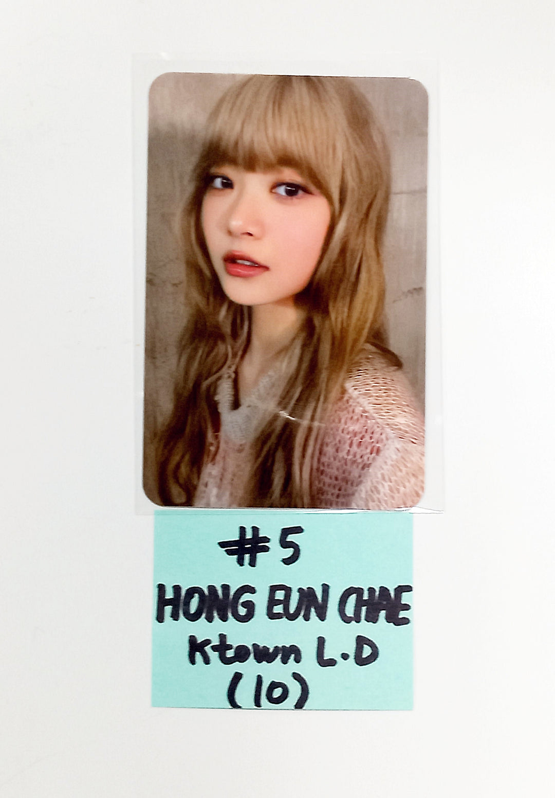 Le Sserafim 3rd Mini "EASY" - Ktown4U Lucky Draw Event &amp; Drink Event Photocard [24.02.20] - HALLYUSUPERSTORE