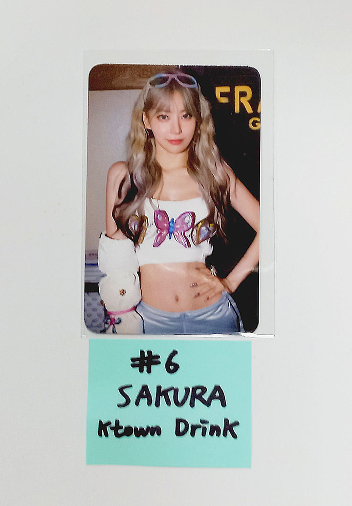 Le Sserafim 3rd Mini "EASY" - Ktown4U Lucky Draw Event &amp; Drink Event Photocard [24.02.20] - HALLYUSUPERSTORE