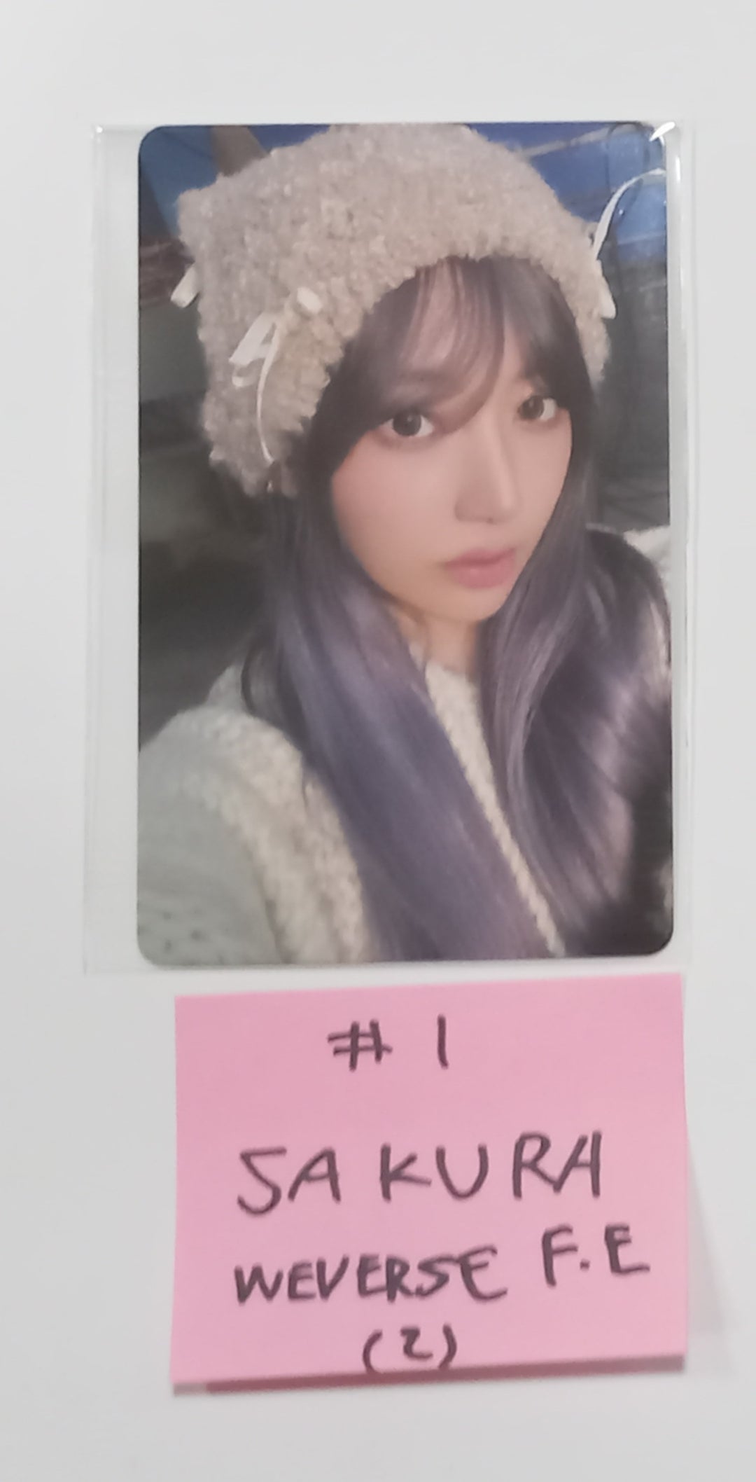 Le Sserafim 3rd Mini "EASY" - Weverse Shop Fansign Event Photocard [24.02.21] [Restocked 2/22] - HALLYUSUPERSTORE