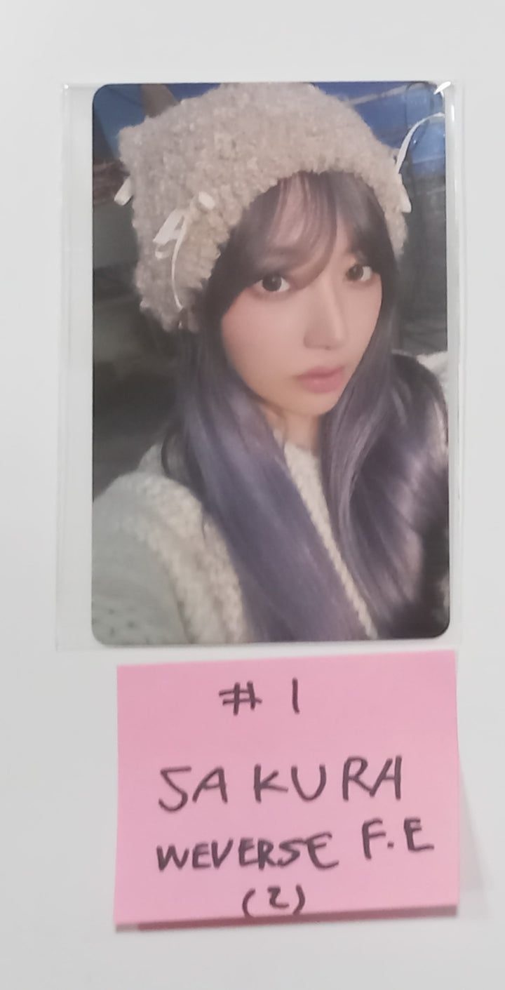 Le Sserafim 3rd Mini "EASY" - Weverse Shop Fansign Event Photocard [24.02.21] [Restocked 2/22] - HALLYUSUPERSTORE