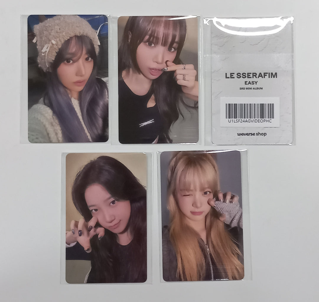Le Sserafim 3rd Mini "EASY" - Weverse Shop Fansign Event Photocard [24.02.21] [Restocked 2/22] - HALLYUSUPERSTORE