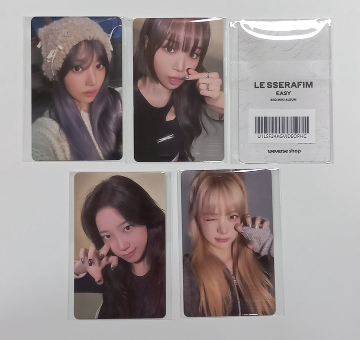 Le Sserafim 3rd Mini "EASY" - Weverse Shop Fansign Event Photocard [24.02.21] [Restocked 2/22] - HALLYUSUPERSTORE