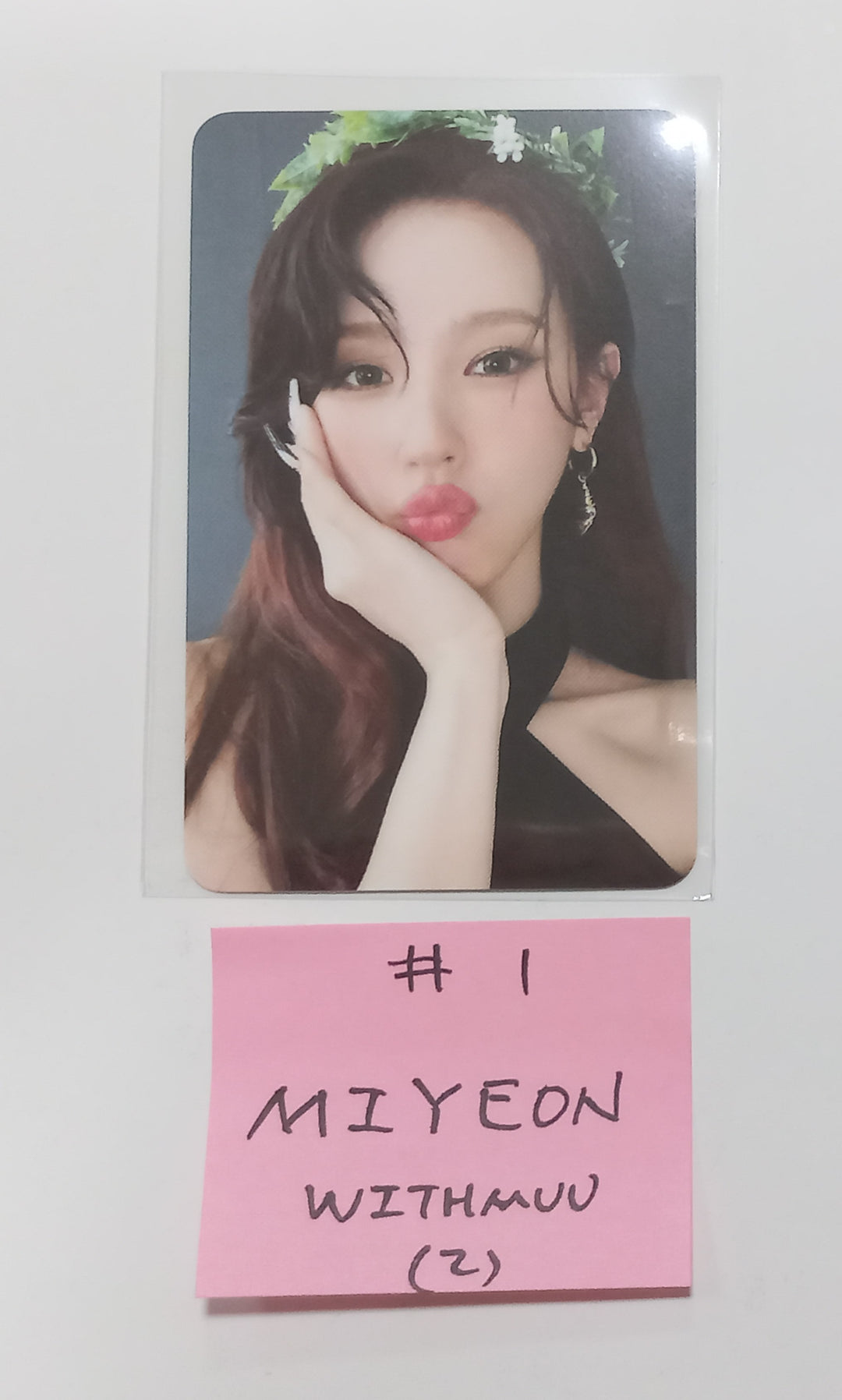 (g) I-DLE "2" 2nd Full Album - Withmuu Fansign Event Photocard [24.2.21] - HALLYUSUPERSTORE