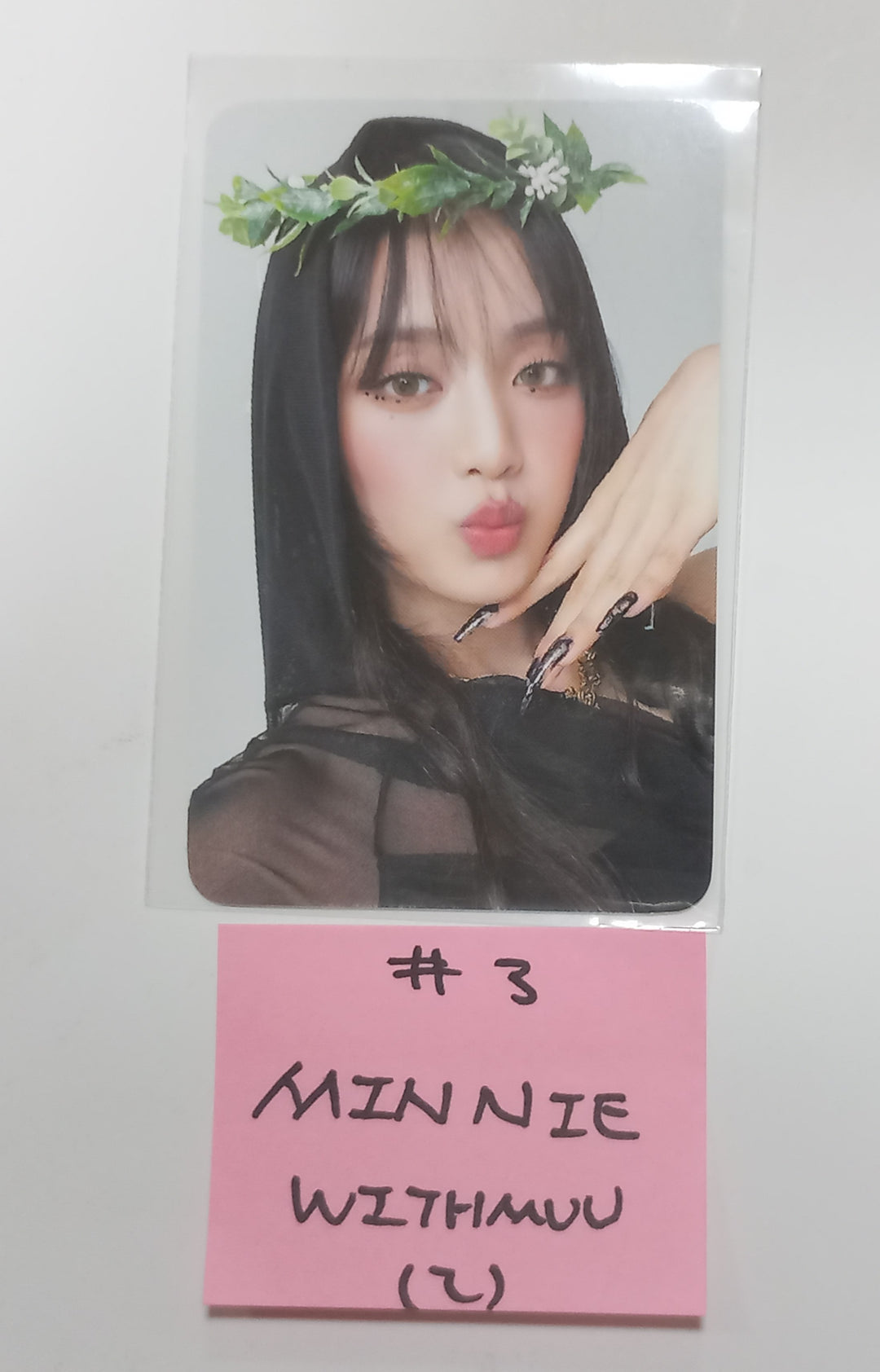 (g) I-DLE "2" 2nd Full Album - Withmuu Fansign Event Photocard [24.2.21] - HALLYUSUPERSTORE