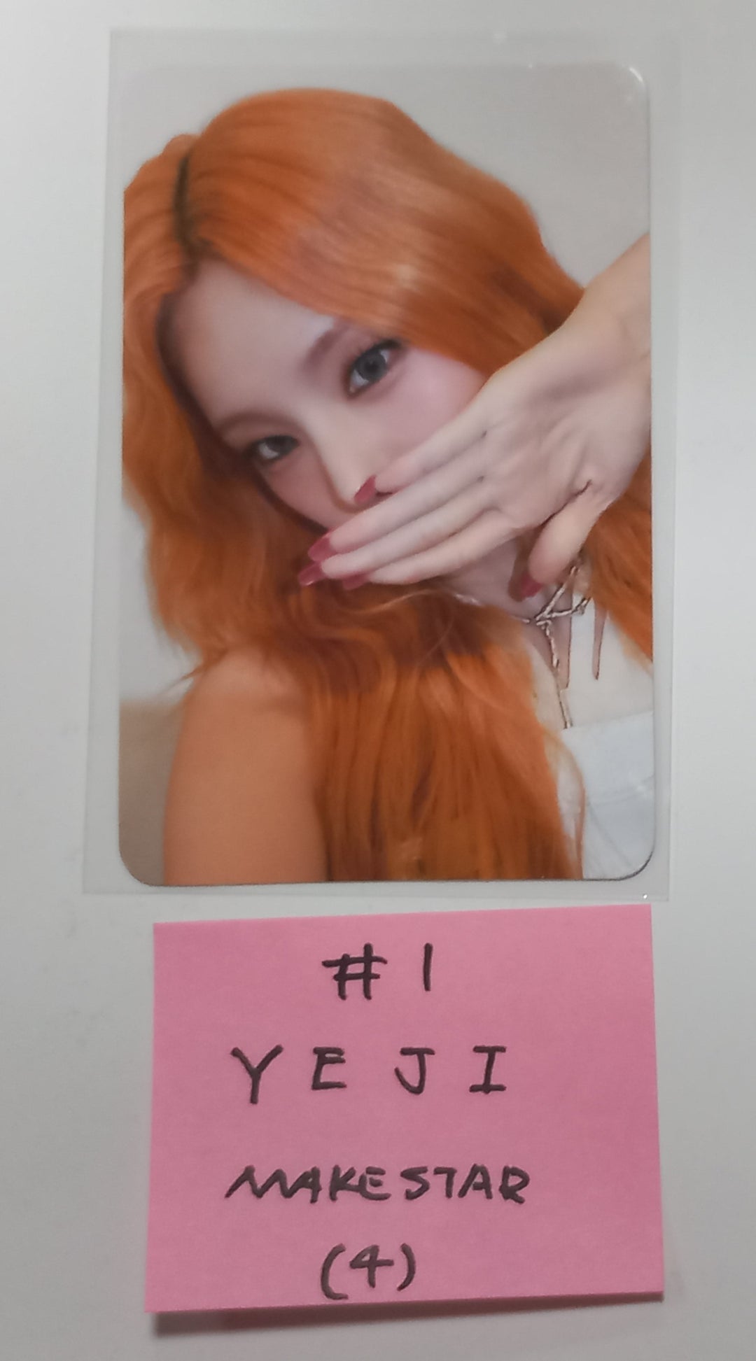 ITZY "BORN TO BE" - Makestar Fansign Event Photocard Round 2 [24.2.21] - HALLYUSUPERSTORE
