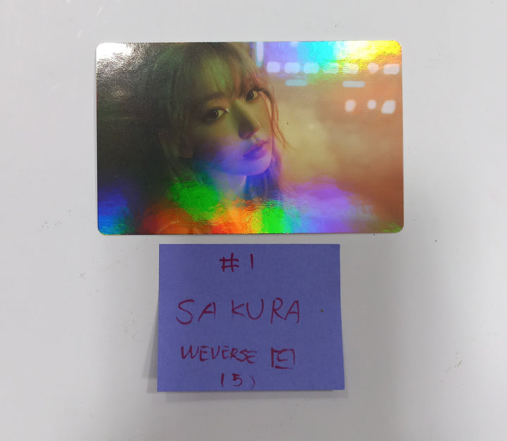 Le Sserafim 3rd Mini "EASY" - Weverse Shop Pre-Order Benefit Hologram Photocard [Compact Ver.] [24.02.22] - HALLYUSUPERSTORE