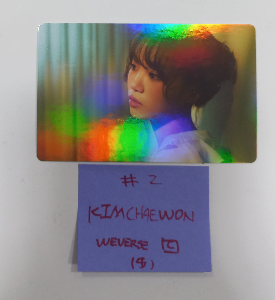 Le Sserafim 3rd Mini "EASY" - Weverse Shop Pre-Order Benefit Hologram Photocard [Compact Ver.] [24.02.22] - HALLYUSUPERSTORE