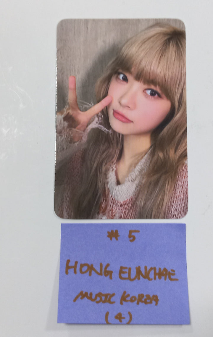 Le Sserafim 3rd Mini "EASY" - Music Korea Pre-Order Benefit Photocard [24.02.22] - HALLYUSUPERSTORE