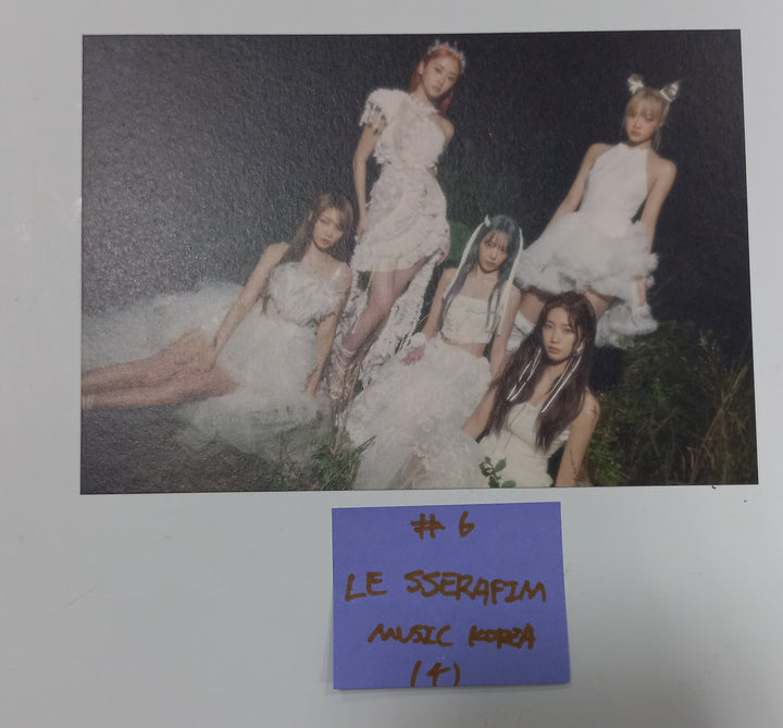 Le Sserafim 3rd Mini "EASY" - Music Korea Pre-Order Benefit Photocard [24.02.22] - HALLYUSUPERSTORE