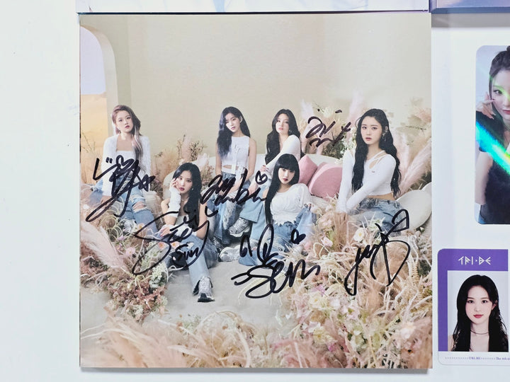 Tri.Be 4th Single "Diamond" - Hand Autographed(Signed) Promo Album [24.2.22] - HALLYUSUPERSTORE
