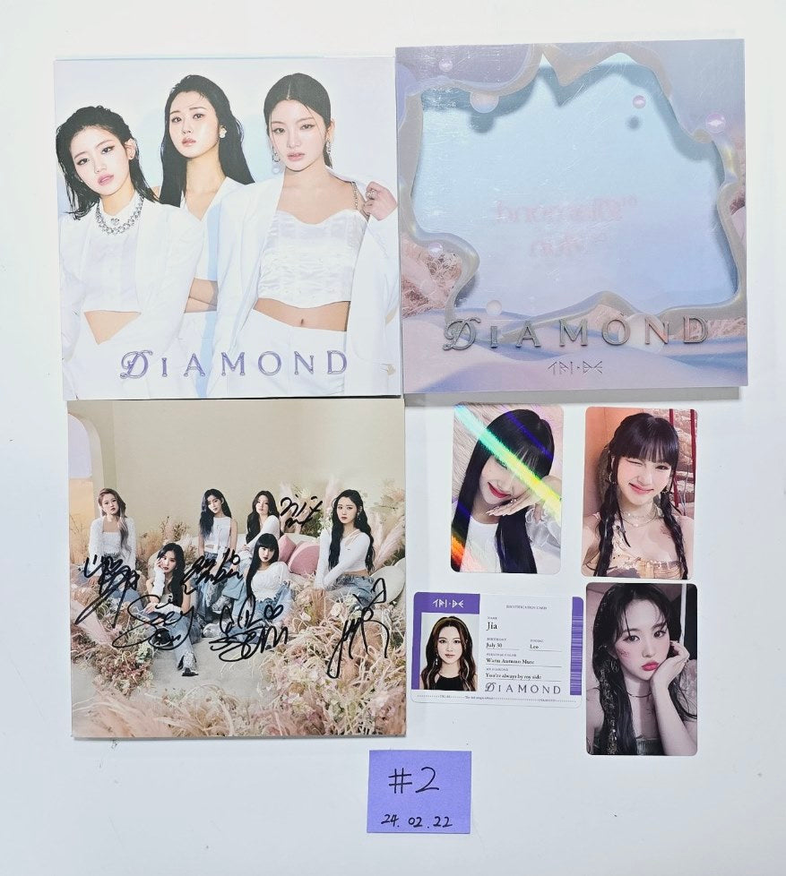 Tri.Be 4th Single "Diamond" - Hand Autographed(Signed) Promo Album [24.2.22] - HALLYUSUPERSTORE