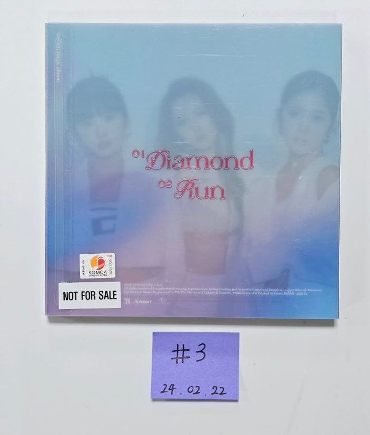 Tri.Be 4th Single "Diamond" - Hand Autographed(Signed) Promo Album [24.2.22] - HALLYUSUPERSTORE