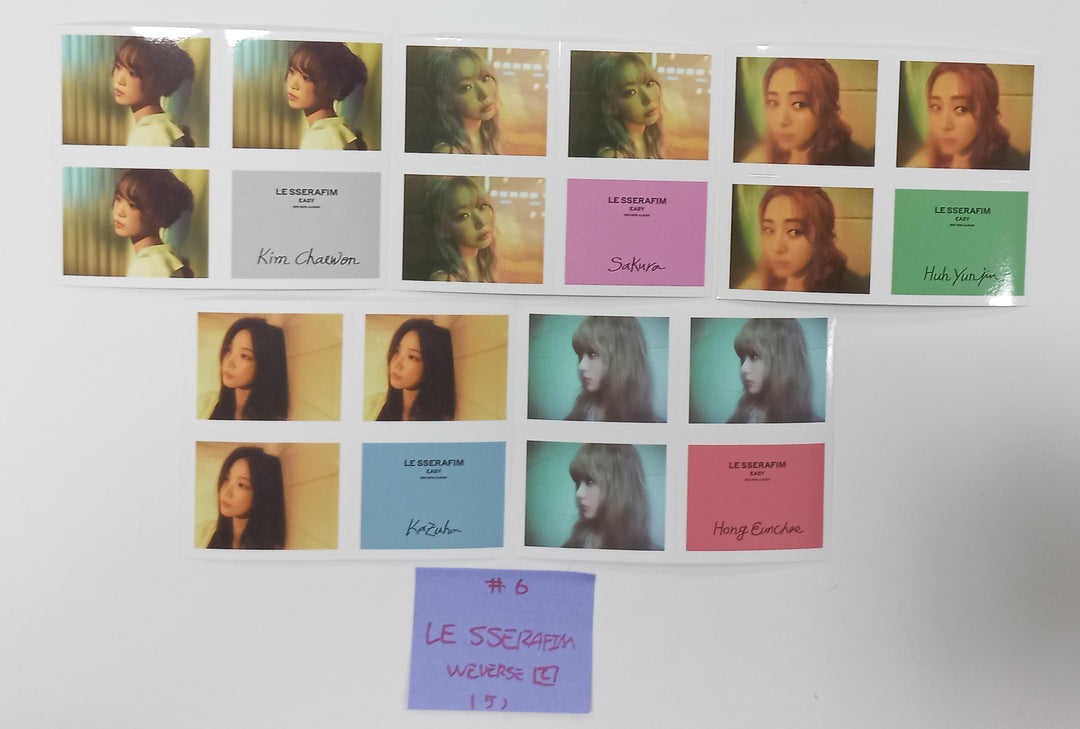 Le Sserafim 3rd Mini "EASY" - Weverse Shop Pre-Order Benefit Hologram Photocard [Compact Ver.] [24.02.22] - HALLYUSUPERSTORE